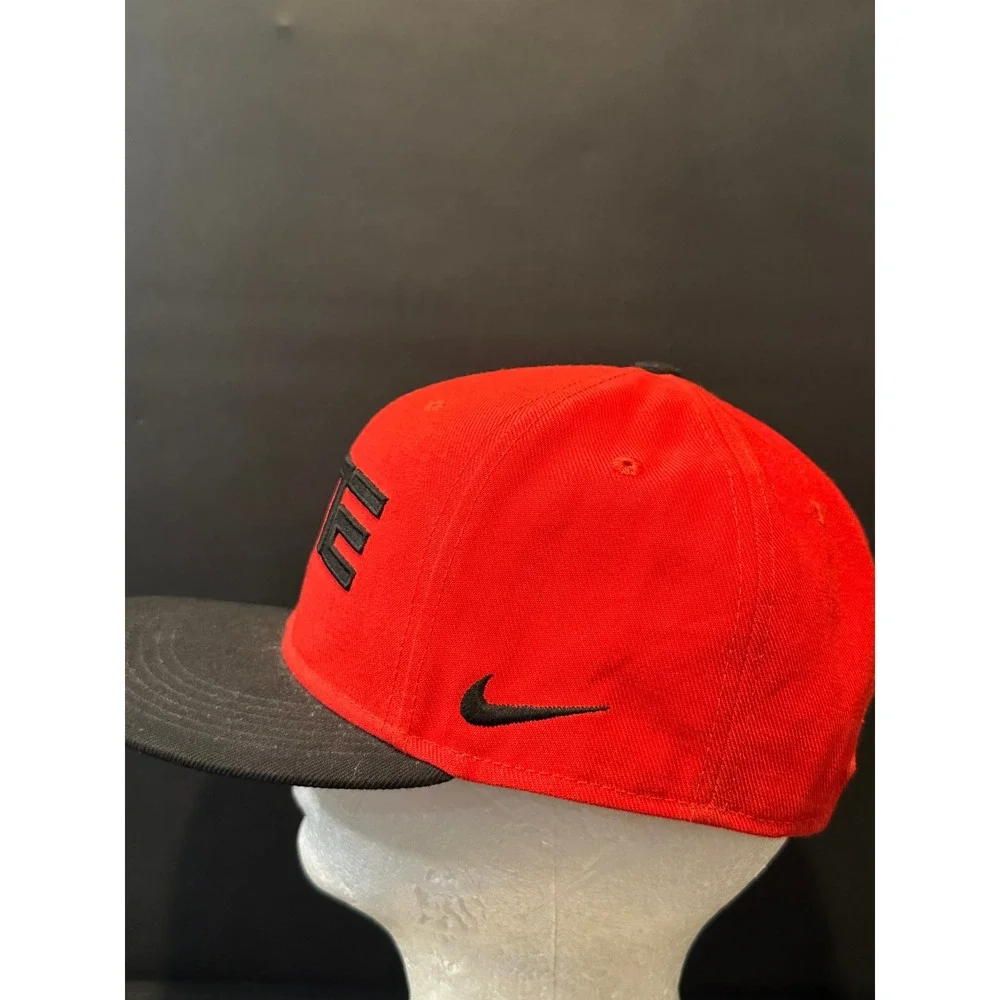 Nike‎ True Elite Snapback Hat Red Black Swoosh Adjustable Cap Mens One Size